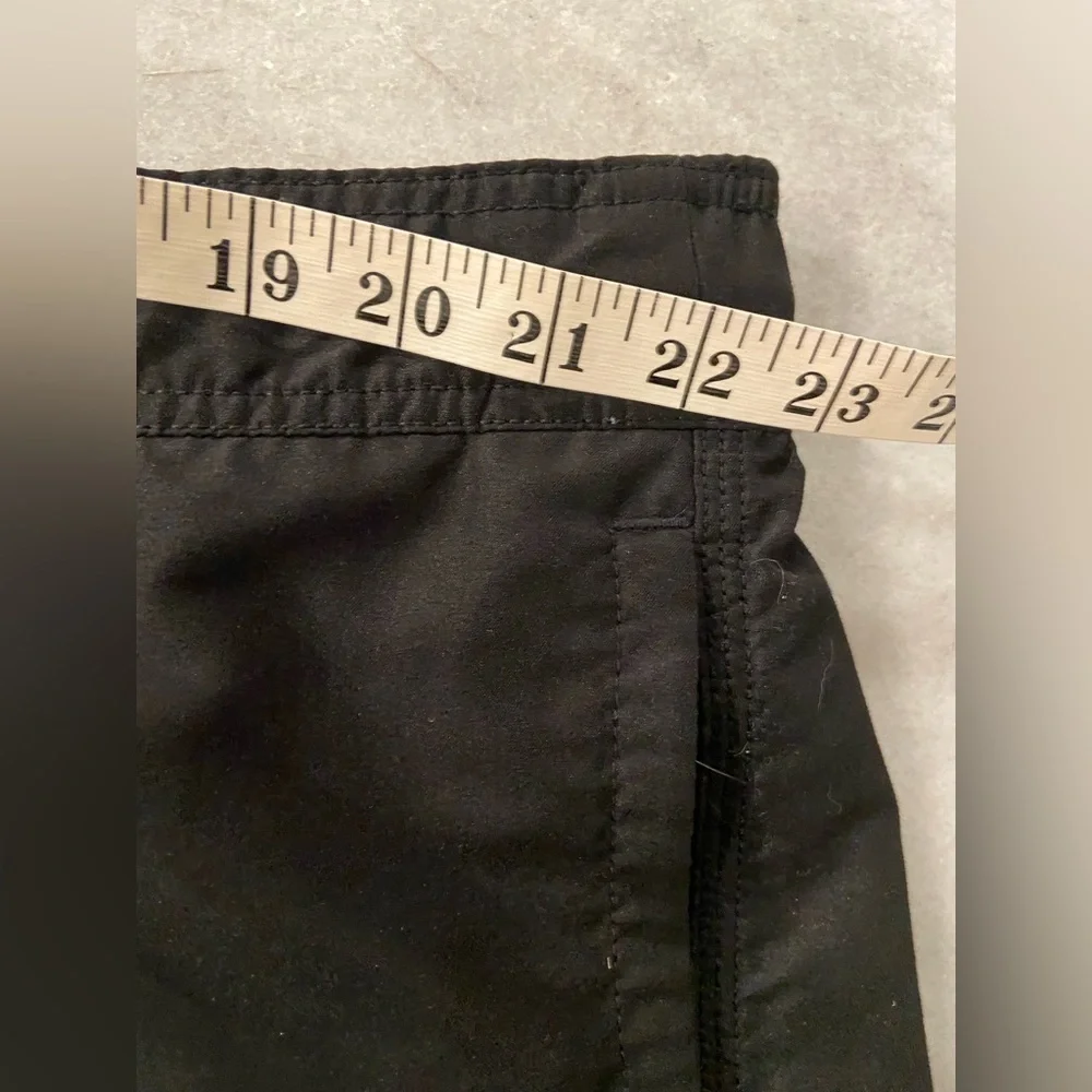 Goodfellow Size XXL Black Elastic Waist Drawstring 8” Inseam Swim Cargo Shorts